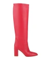 Le Silla Woman Boot Red Size 8 Leather In Red
