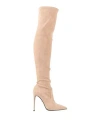 Le Silla Woman Boot Sand Size 5.5 Leather In Neutral