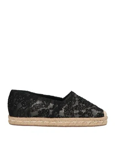 Le Silla Woman Espadrilles Black Size 5 Textile Fibers