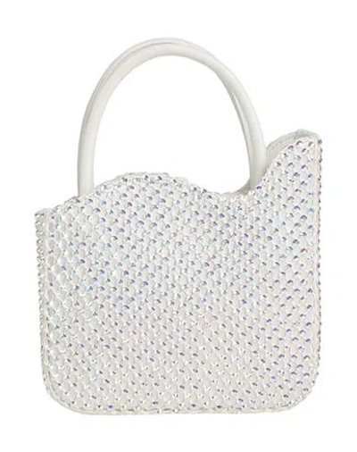 Le Silla Woman Handbag White Size - Leather, Textile Fibers