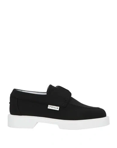 Le Silla Woman Loafers Black Size 10.5 Leather