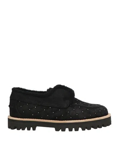 Le Silla Woman Loafers Black Size 5 Leather