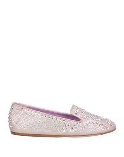 Le Silla Woman Loafers Light Pink Size 6 Leather