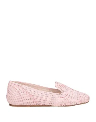 Le Silla Woman Loafers Light Pink Size 7 Leather