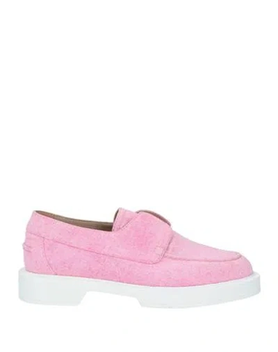 Le Silla Woman Loafers Pink Size 9 Textile Fibers