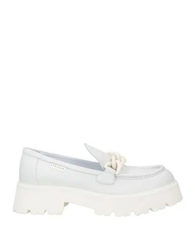 Le Silla Woman Loafers White Size 10 Leather