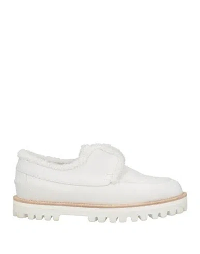 Le Silla Woman Loafers White Size 5 Leather