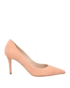 Le Silla Woman Pumps Antique Rose Size 8.5 Leather In Pink