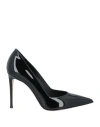 Le Silla Amelia Pumps In Black Patent Leather In Black