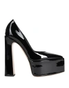 Le Silla Woman Pumps Black Size 5.5 Textile Fibers