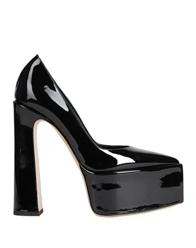 Le Silla Woman Pumps Black Size 5.5 Textile Fibers