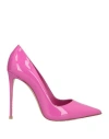 Le Silla Woman Pumps Fuchsia Size 10.5 Leather In Pink