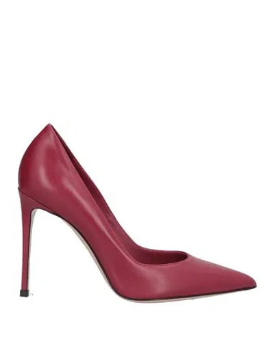 Le Silla Woman Pumps Garnet Size 5.5 Leather