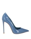 Le Silla Woman Pumps Light Blue Size 6.5 Leather