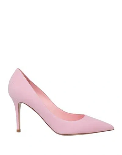 Le Silla Woman Pumps Light Pink Size 7.5 Leather