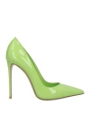 Le Silla Woman Pumps Lime Green Size 10 Leather
