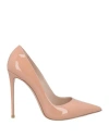 Le Silla Woman Pumps Pink Size 8 Soft Leather