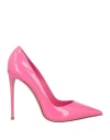 Le Silla Woman Pumps Pink Size 8 Leather
