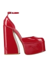 Le Silla Woman Pumps Red Size 6.5 Soft Leather