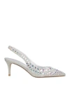 Le Silla Woman Pumps Silver Size 5 Synthetisches Material In Silver