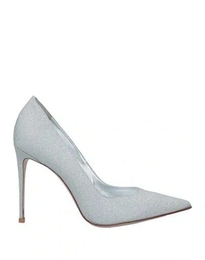 Le Silla Woman Pumps Silver Size 7.5 Synthetisches Material