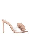 Le Silla Woman Sandals Antique Rose Size 7.5 Textile Fibers In Nude