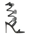 Le Silla Woman Sandals Black Size 7.5 Textile Fibers In Black