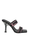 Le Silla Woman Sandals Black Size 8 Rubber