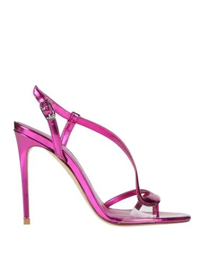 Le Silla Woman Sandals Fuchsia Size 5 Synthetic Material In Pink