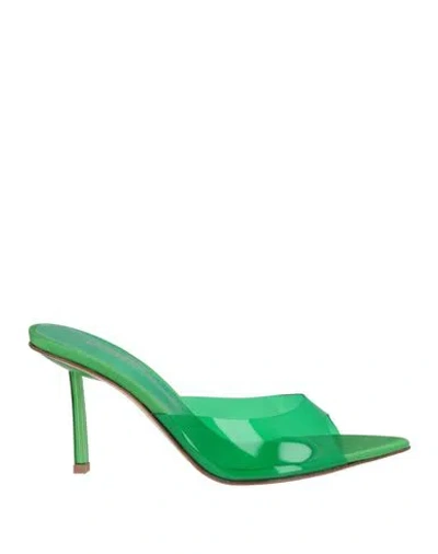 Le Silla Woman Sandals Green Size 5 Pvc - Polyvinyl Chloride