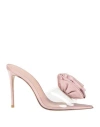 Le Silla Woman Sandals Antique Rose Size 7.5 Textile Fibers In Nude