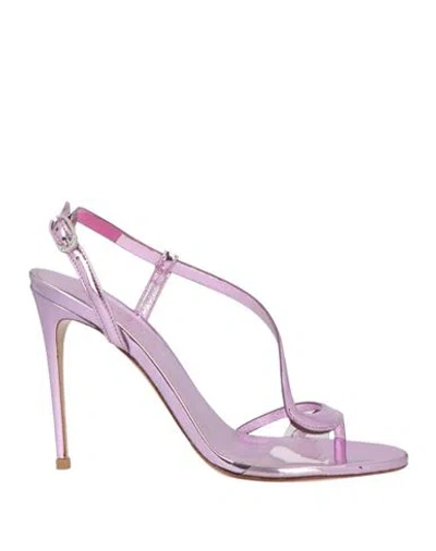 Le Silla Woman Sandals Lilac Size 6.5 Synthetic Material In Purple