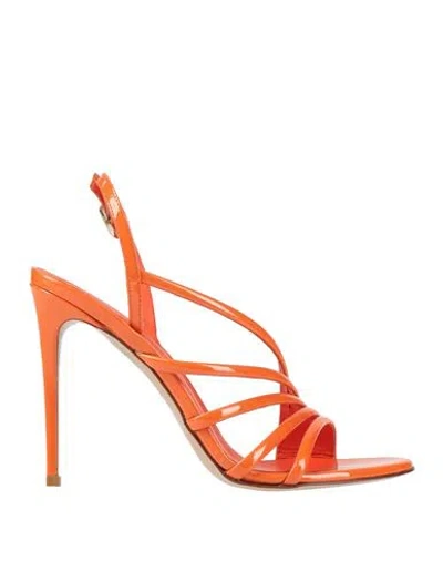 Le Silla Woman Sandals Mandarin Size 8 Leather