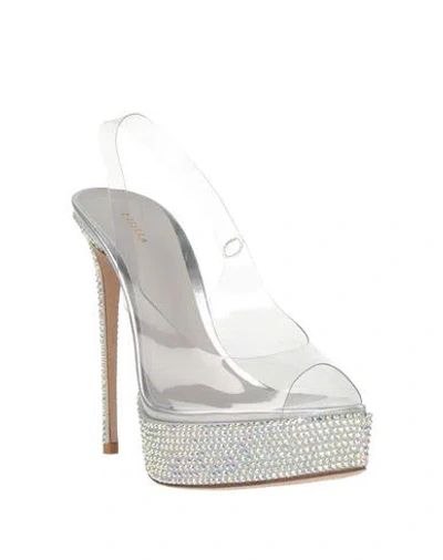 Le Silla Woman Sandals Transparent Size 12 Plastic