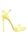 Le Silla Woman Sandals Yellow Size 6 Soft Leather