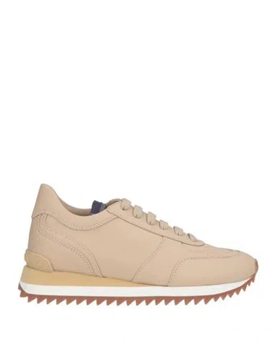 Le Silla Woman Sneakers Beige Size 4 Leather In Multi