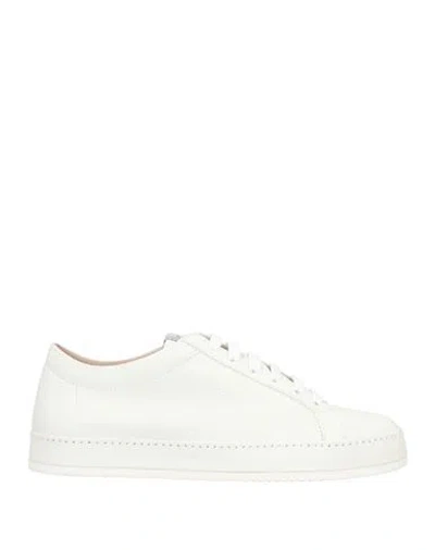 Le Silla Woman Sneakers Ivory Size 11 Leather In White