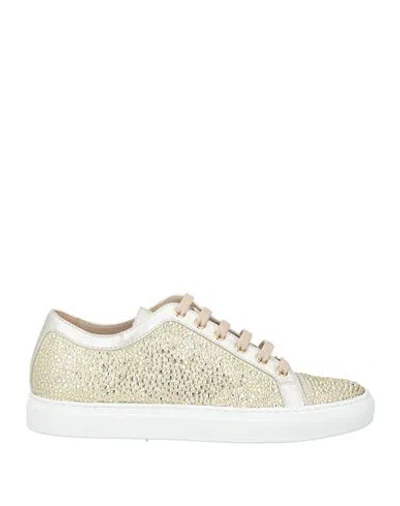 Le Silla Woman Sneakers Platinum Size 9 Leather In Grey