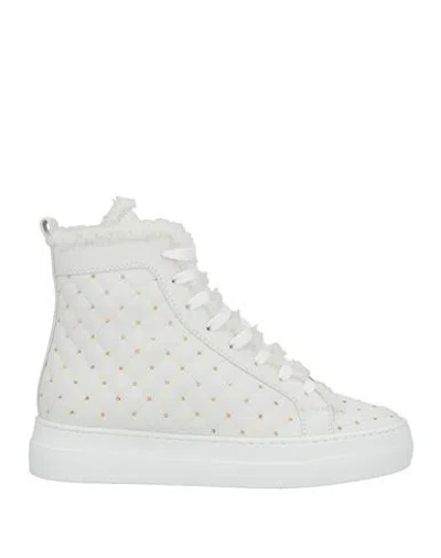 Le Silla Woman Sneakers White Size 6.5 Leather