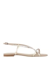 Le Silla Woman Thong Sandal Ivory Size 6.5 Textile Fibers In Neutral