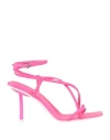 Le Silla Woman Thong Sandal Pink Size 7 Textile Fibers