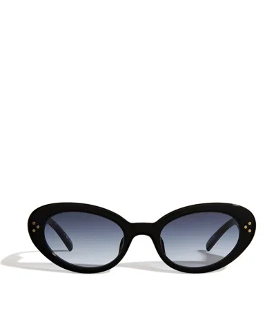 Le Specs Acetate Tootsie Sunglasses In Brown