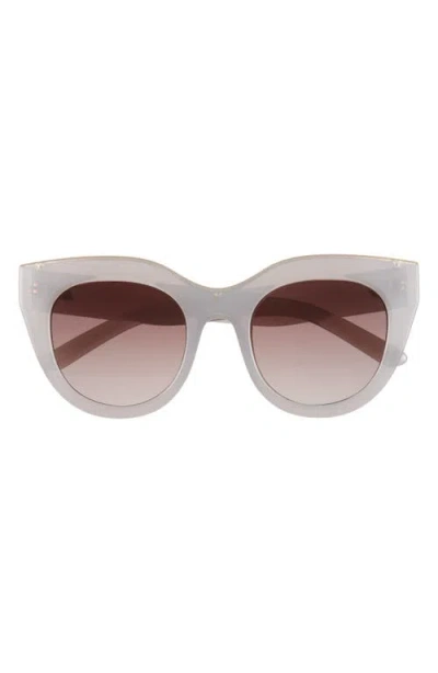Le Specs Air Heart 51mm Gradient Cat Eye Sunglasses In Brown