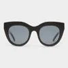 Le Specs Air Heart In Black Polarized