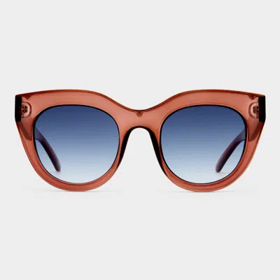 Le Specs Air Heart In Brown