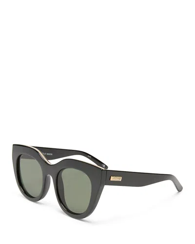 LE SPECS AIR HEART CAT EYE SUNGLASSES, 51MM