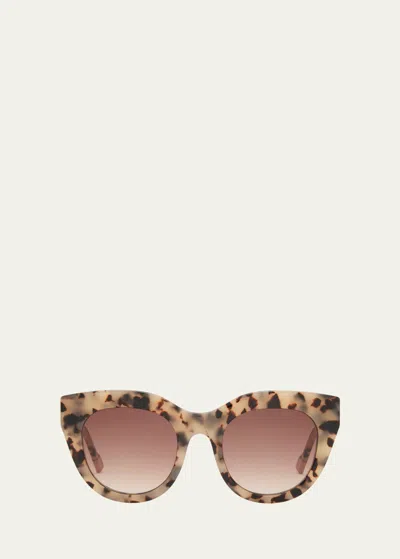 LE SPECS AIRY CANARY II ACETATE CAT-EYE SUNGLASSES