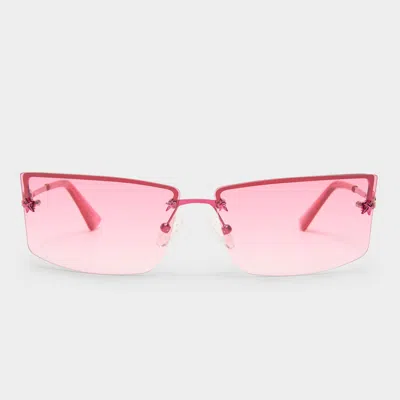 Le Specs Alien Ltd Edt In Pink Chrome