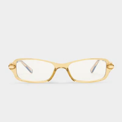 Le Specs Bamboozler In Blue Light Whiskey