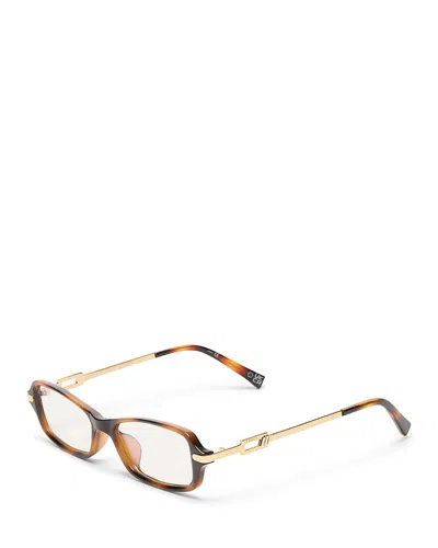 Le Specs Bamboozler In Blue Light Dark Tort